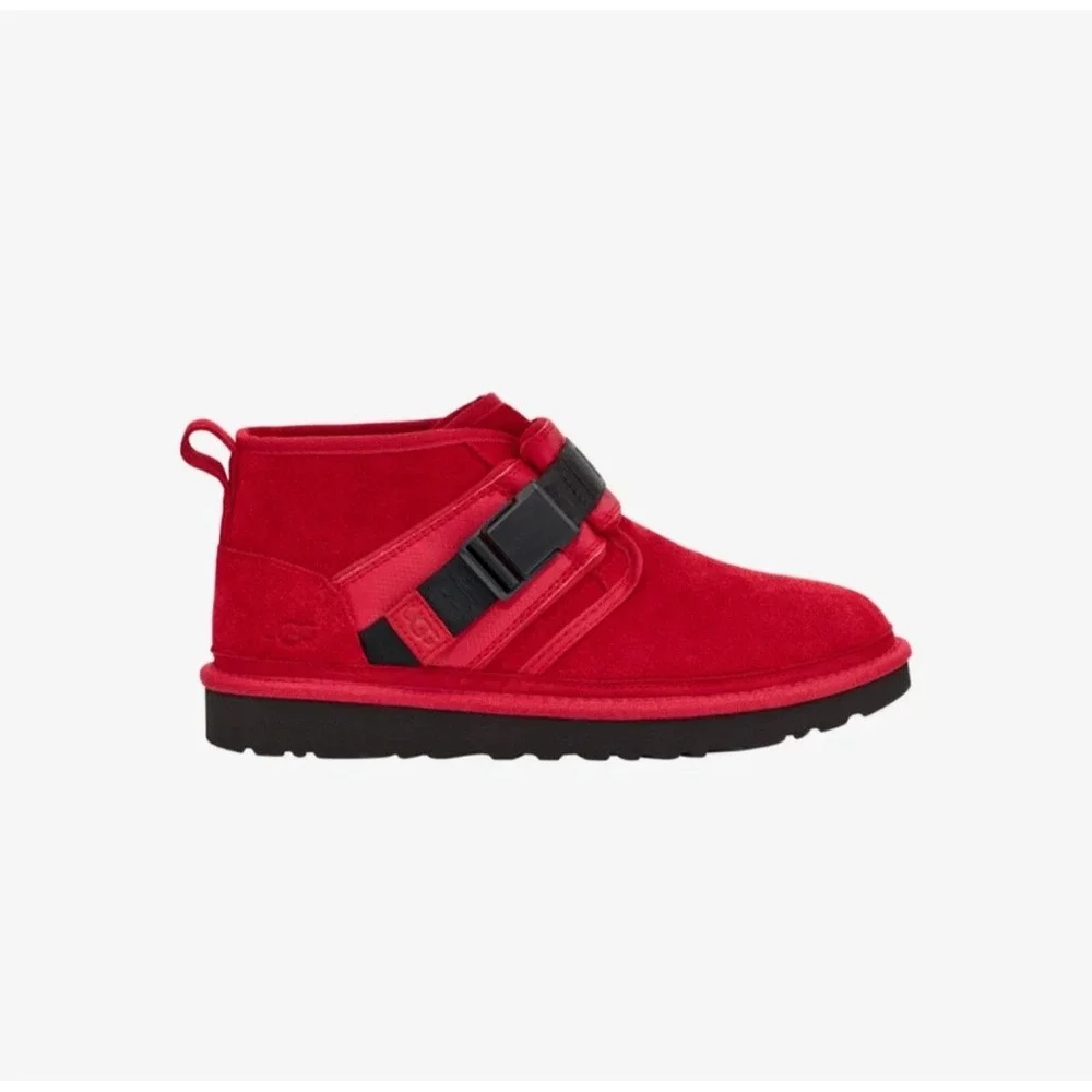 UGG Neumel Snapback Men's 118570-SBR‎ samba RED color Boots Size 11